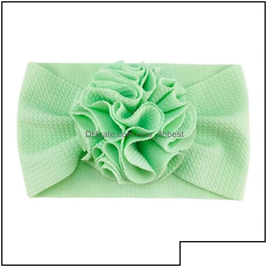 headbands maize flower kids fit all baby girls headband headwrap bow for hair wide head turban infant born drop delivery jewelry dhtc2