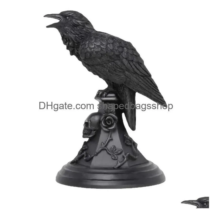 arts and crafts halloween gothic candlestick decoration resin home decoration antique crafts decoration gift