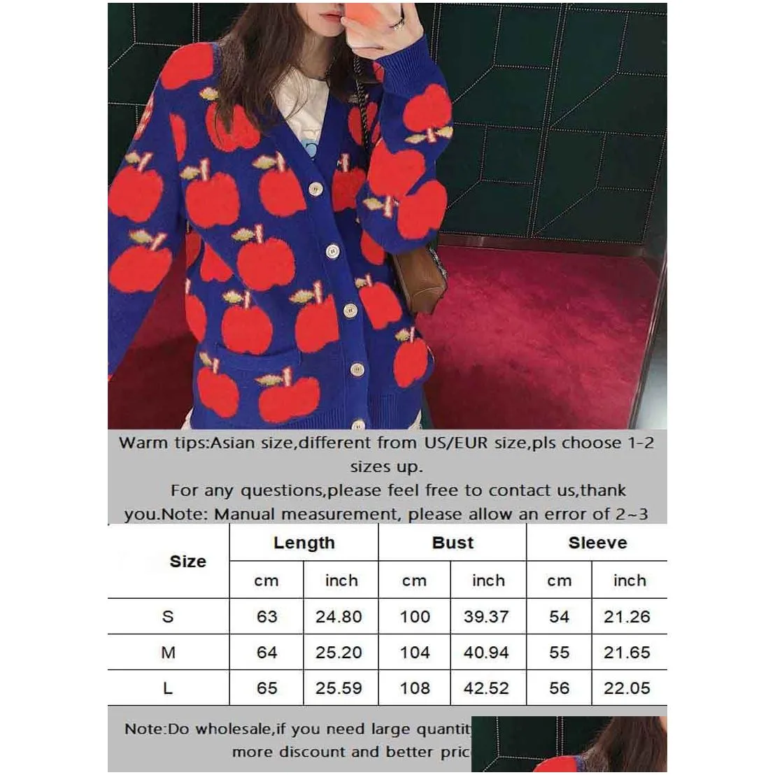 Women Long Sleeve Sweater Woman V-neck Knit Cradigan Coats Geometric Top Lady T Shirt High Quality Sweater Autumn Trendy Outdoor