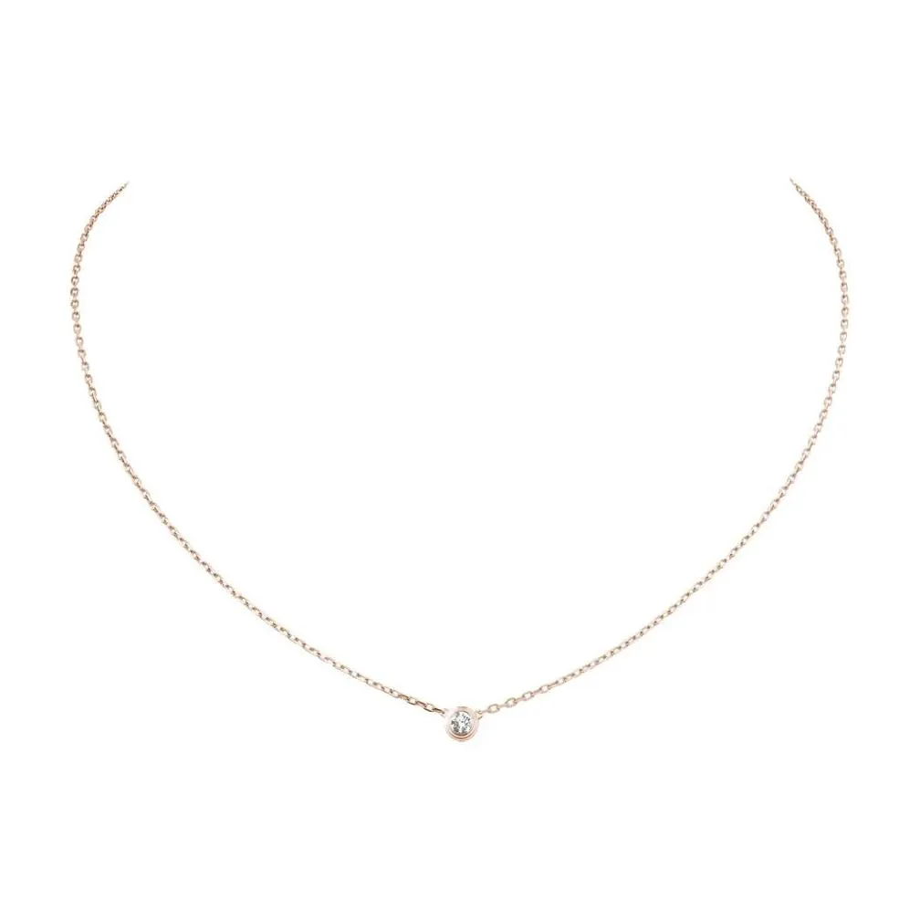 designer jewelry diamants legers pendant necklaces diamond damour love necklace for women girls collier bijoux femme brand jewelry
