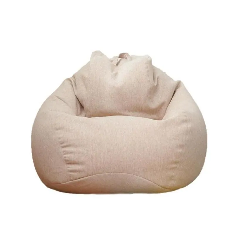 Chair Covers Lazy Sofa Cover Bean Bag Lounger Seat Living Room Furniture Without Filler Beanbag Bed Pouf Puff Couch Tatami