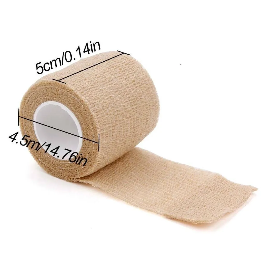 Tattoo Machine 61020Pcs Disposable Bandage Sport Wrap Tape Self Adhesive Elastic Permanent Makeup Accessories 221207