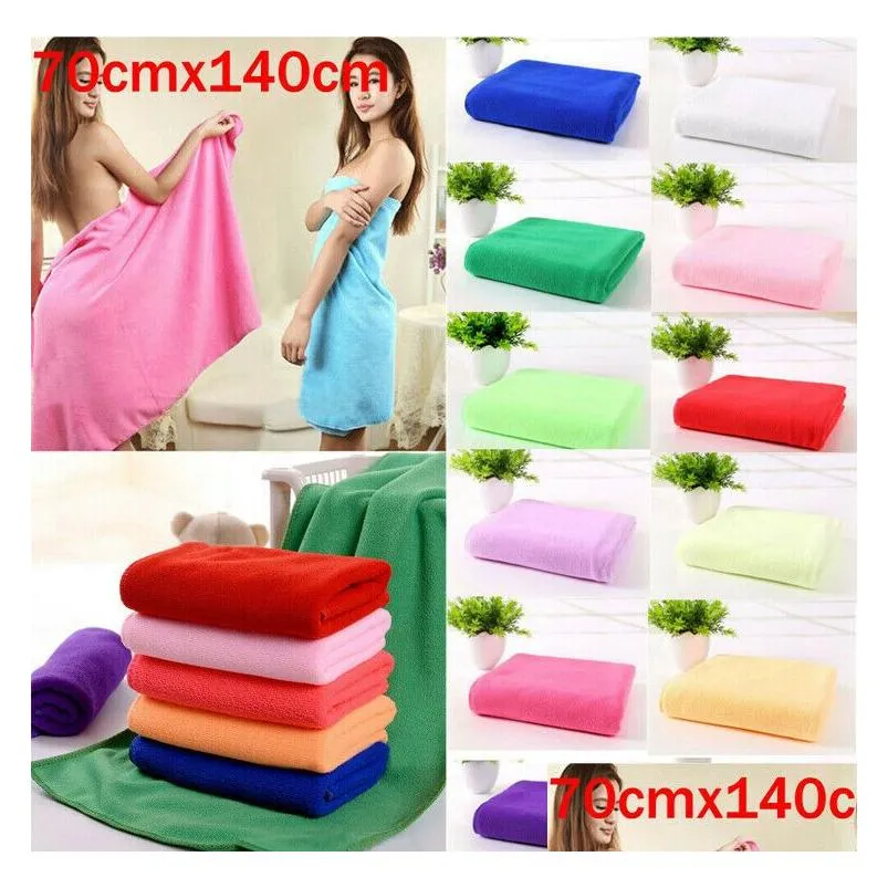 70x140cm towel absorbent soft el spa bath microfiber travel 100% genuine turkish cotton 14colors to choose1