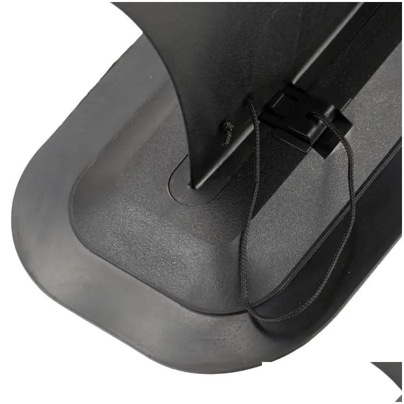 Inflatable Boats Rafts/Inflatable 1pc Large Size Kayak Skeg Tracking Fin Black Canoe Rowing Integral Mounting Points Watershed Board