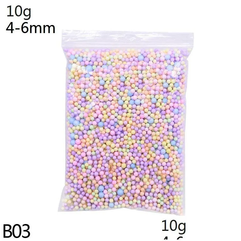 10/30g Multicolor Mini Foam Ball Small Tiny Foam Beads Polystyrene Styrofoam Filler Balls DIY Kids Toy Pillow Gift Box Filler1