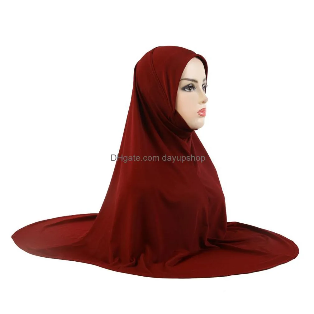 hijabs women muslim prayer garment long khimar islamic veils overhead jilbab abaya dubai dress turkey arabic hijab niqab burqa robe eid
