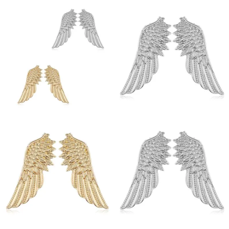 hot retro angel wings brooches men`s badge brooch pin snake brooches lapel medal women shirt collar clothing & accessories