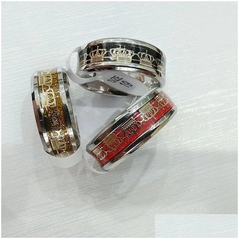 30pcs mix 316l stainless steel mix pattern ring vintage mens cool fashion ring quality jerwelry wholesale hot sale