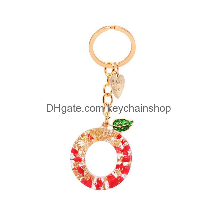cute simulation fruit keychain car pendant resin accessories gift wholesale keyring fashion jewelry