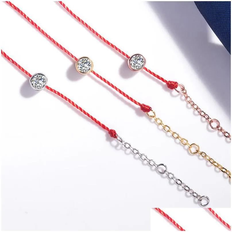 bracelet plum flower couple bracelet woman red line thread string rope jewelry bracelets for women