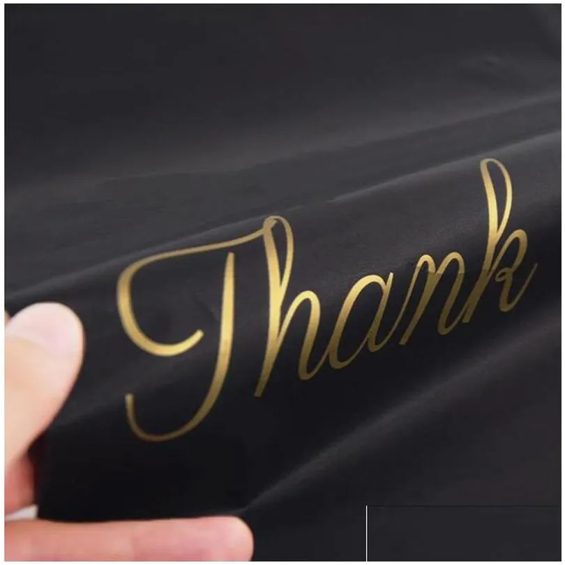 wholesale Thank You Storage Bags Logistics Packaging Courier Bag Shopping Transport Mylar Postal Business Mailers