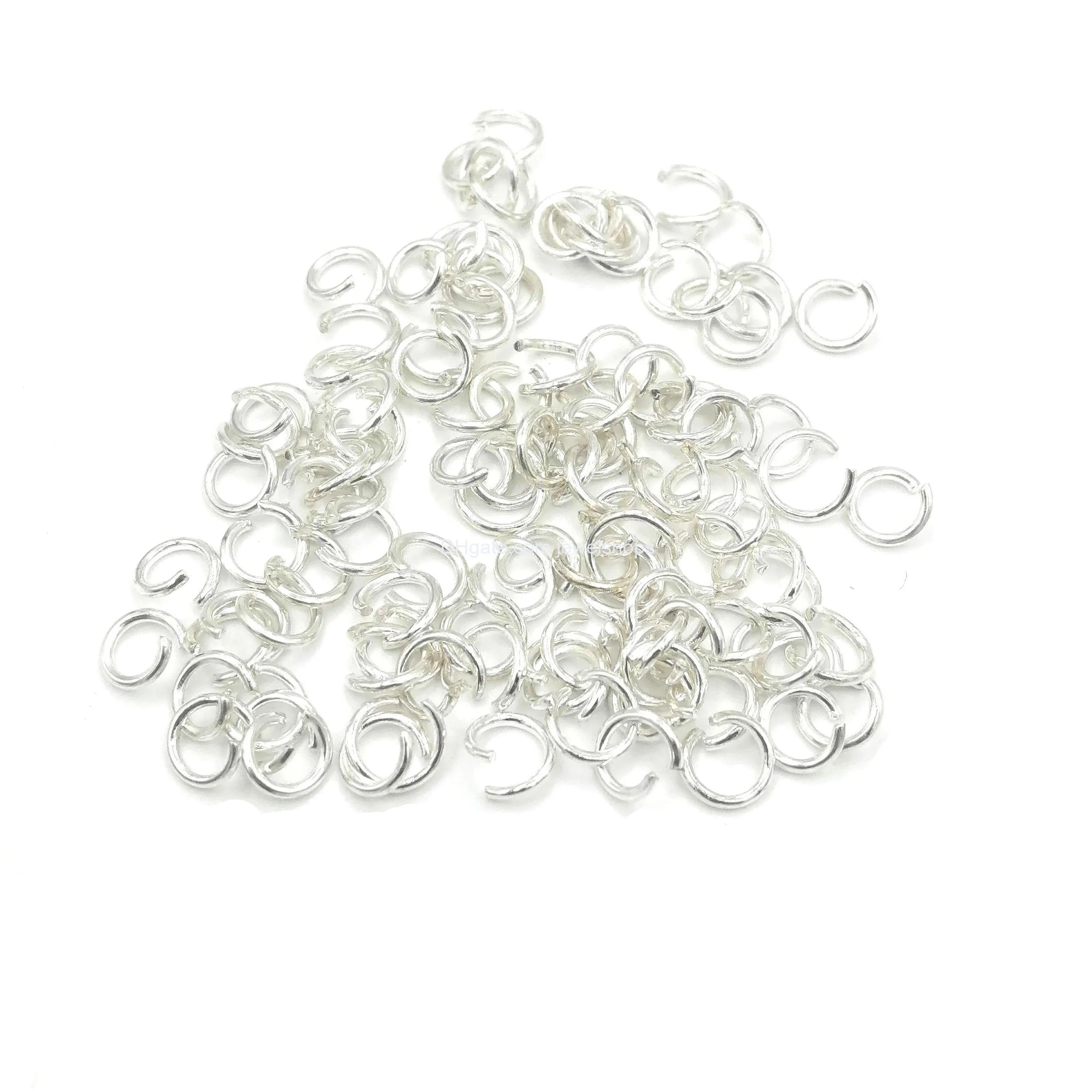 500pcs copper 4mm/5mm open jump rings & split rings gold/black/silver/bronze plated color connectors for jewelry dyi making