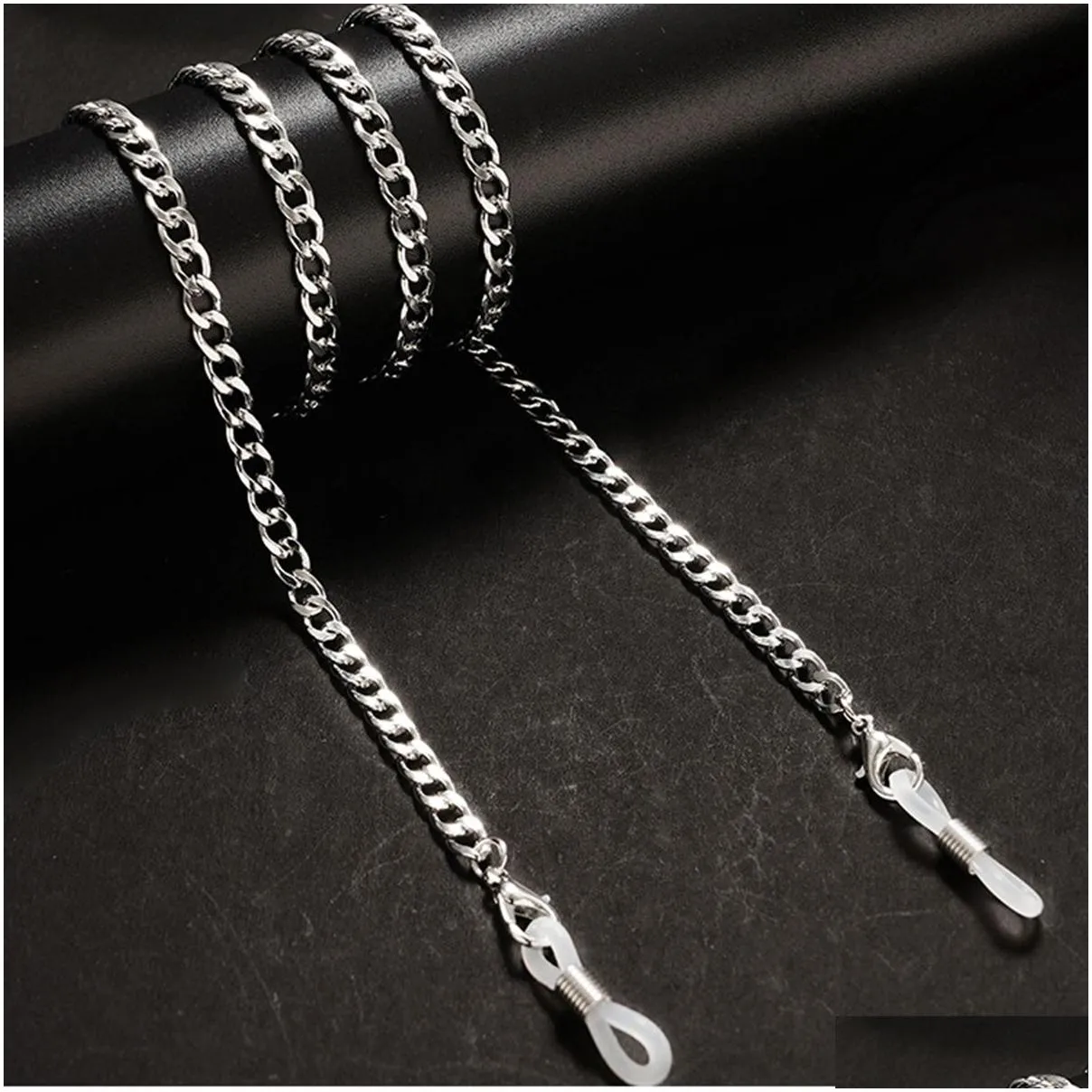 simple link chain for glasses mask lanyard women men stainless steel gold color sunglasses chains eyewear cord strap gift