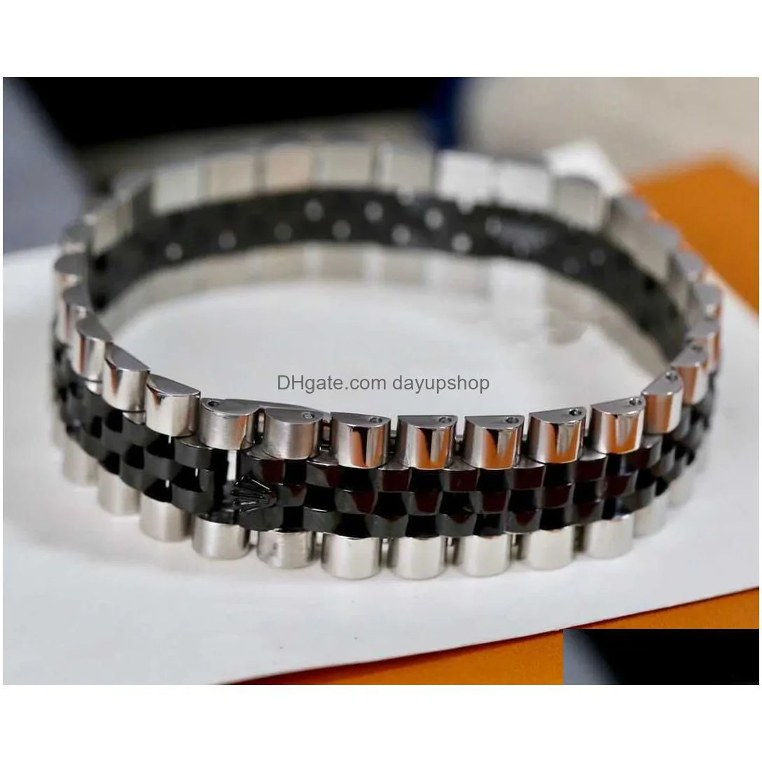 vintage crown bracelets 316l stainless steel speedometer bracelet bangles clasp wrist band hand chain jewelry gift 2108127340759