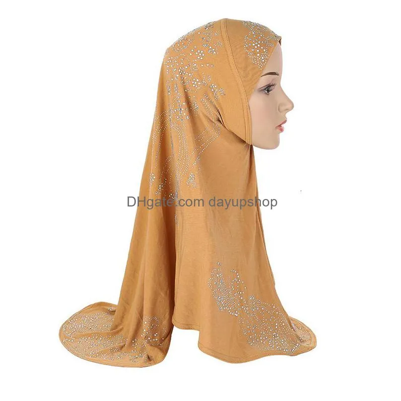 hijabs yyz7 instant hijab heavy crystal line drill hijab for women veil muslim fashion islam hijab cap scarf for muslim headscarf