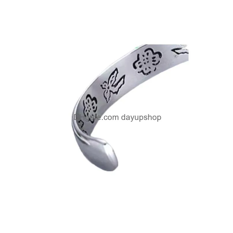 woman designer bangle open bracelet man bracelets blind love bangles jewelry sliver color3427173