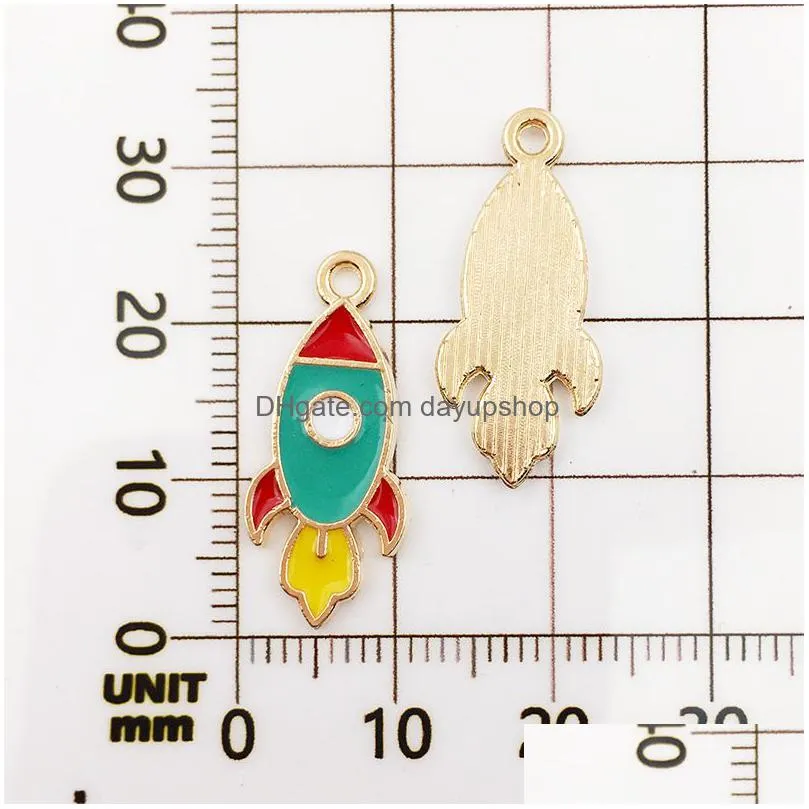 50pcs zinc alloy arrow astronaut pendant charm for diy jewelry making bracelet charms necklace earrings bookmark zipper pull keychains