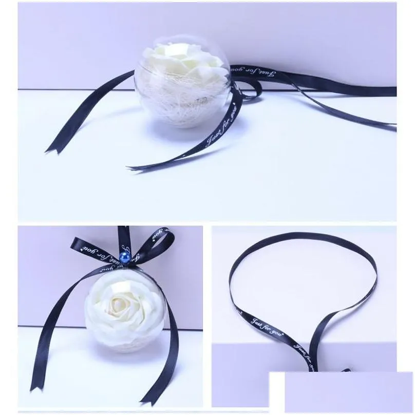 Car Pendant Everlasting Rose Hanging Ornaments Automobiles Rearview Mirror Suspension Soap Flower Decoration Car Accessories