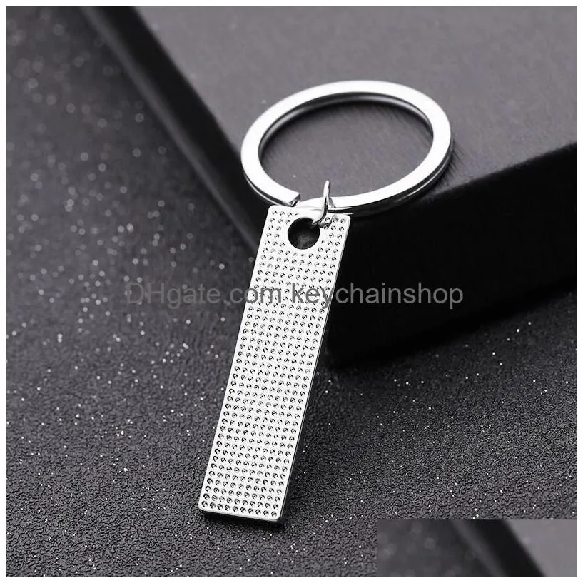 fashion couples lettering key rings for women men drive safe handsome i love you silver heart keychain jewelry friend gift