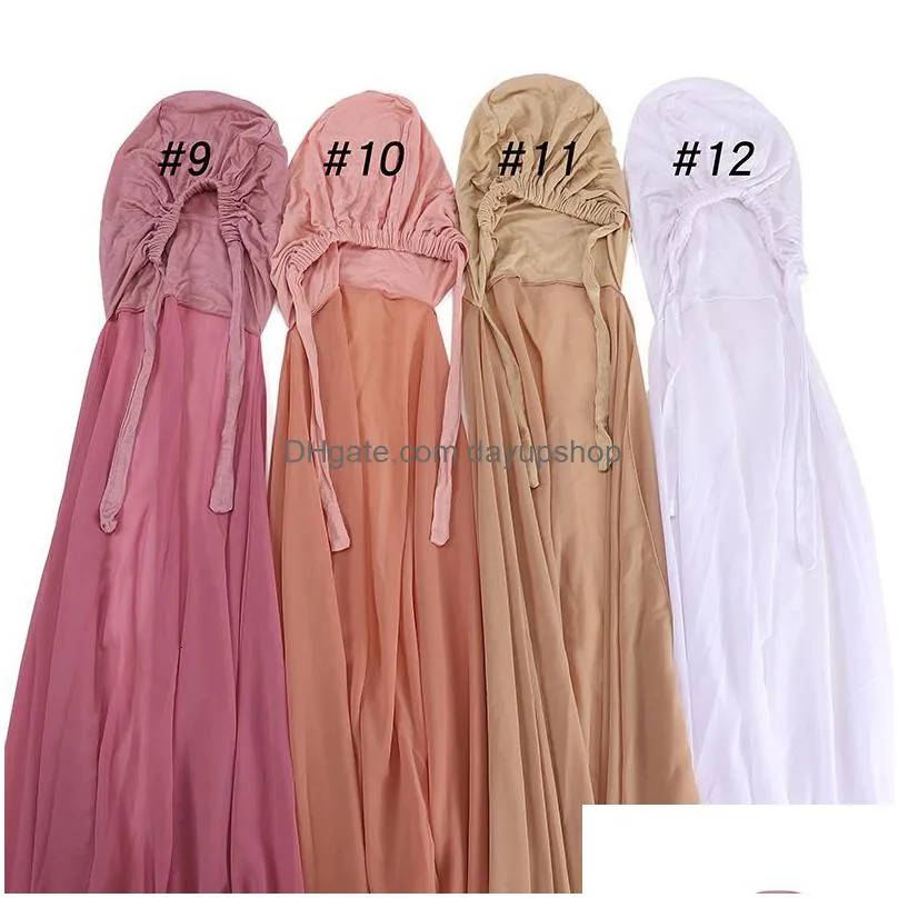 hijabs 70*175cm muslim hijab scarf shawls women solid color head wraps islamic hijabs scarves ladies femme veil ramadan elegant 230509