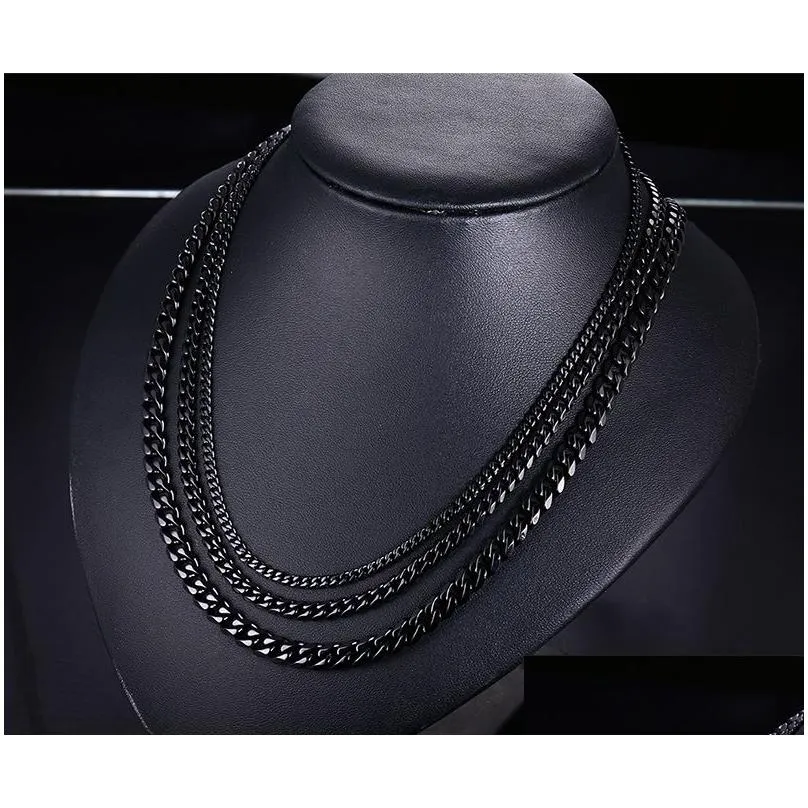 fashion jewel stainless steel designer necklace men necklaces women necklace 18k gold titanium chains necklace man luxury chains