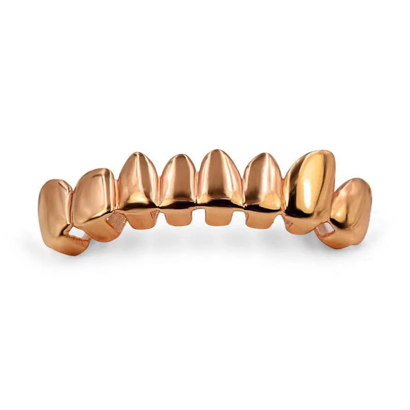 3 colors hip hop gold grillz caps shaped teeth grills lower bottom perm cut real grill teeth grillz with silicone