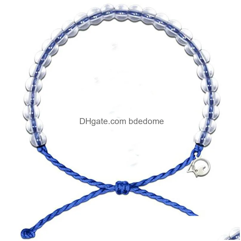 beaded bracelet strands glass crystal bracelet boho style braided hand accessories jewelry