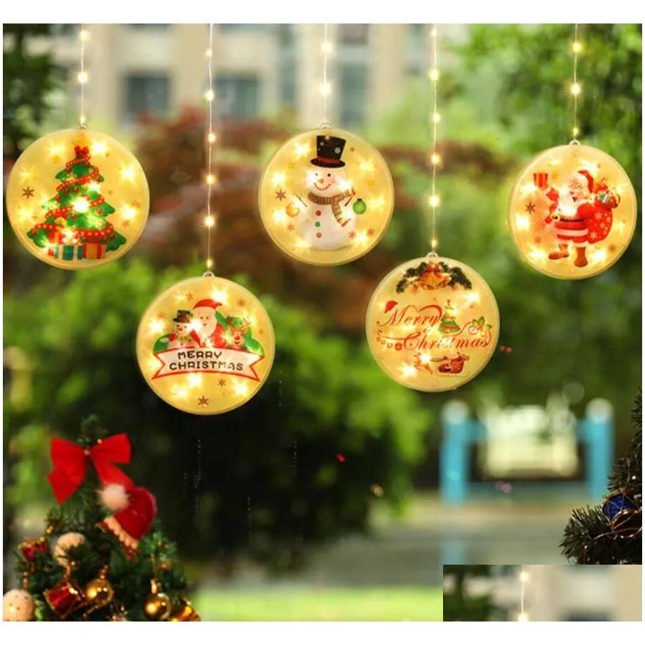 led christmas lights outdoor decoration 1.5m droop 0.4-0.6m led string lights year wedding party garland lamp lights hanging