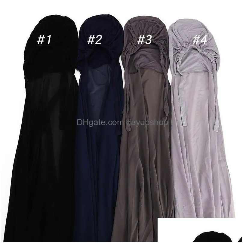 hijabs 70*175cm muslim hijab scarf shawls women solid color head wraps islamic hijabs scarves ladies femme veil ramadan elegant 230509