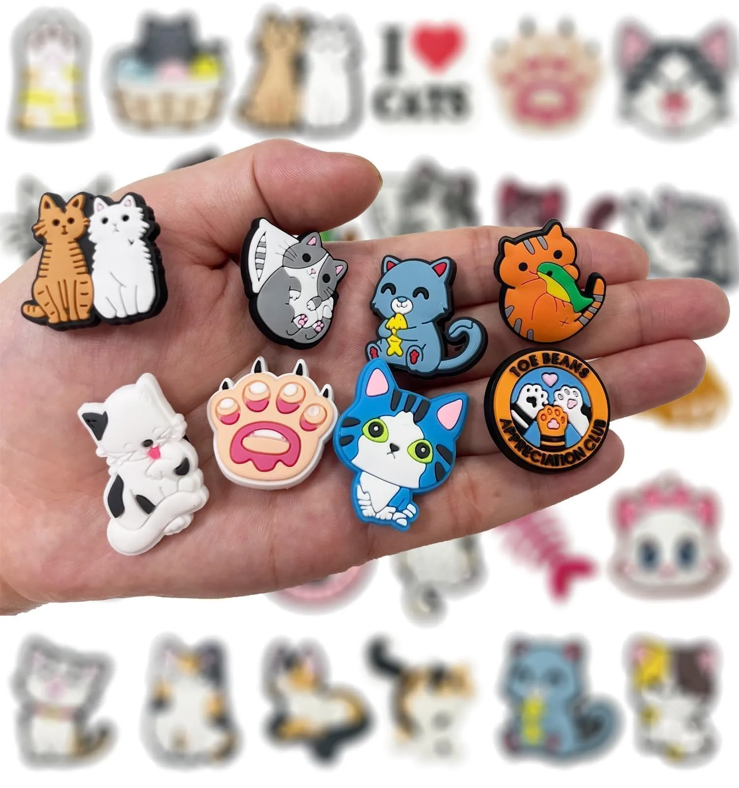 cat shoe charms for clog charms cute cartoon charm bracelet wristband accessories /birthday/party/gifts teens women men