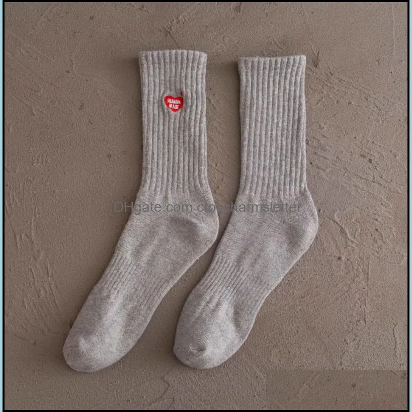 the department of the original style embroidered love beard tube socks sen socks college style men and women