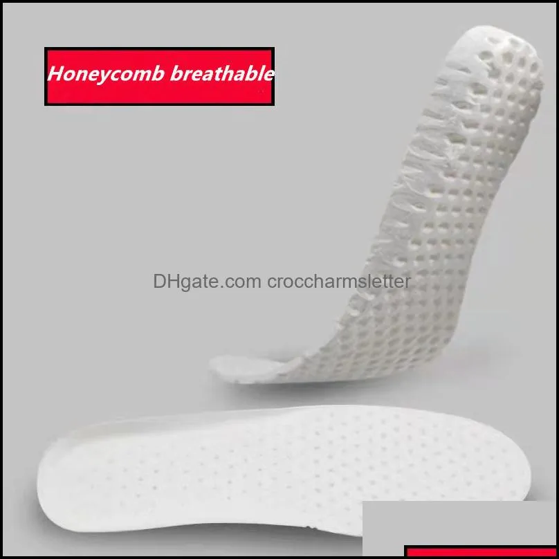 foam evn insole honeycomb breathable shock absorption sports sweat-absorbent deodorant insoles before 4 after 7 wholesale