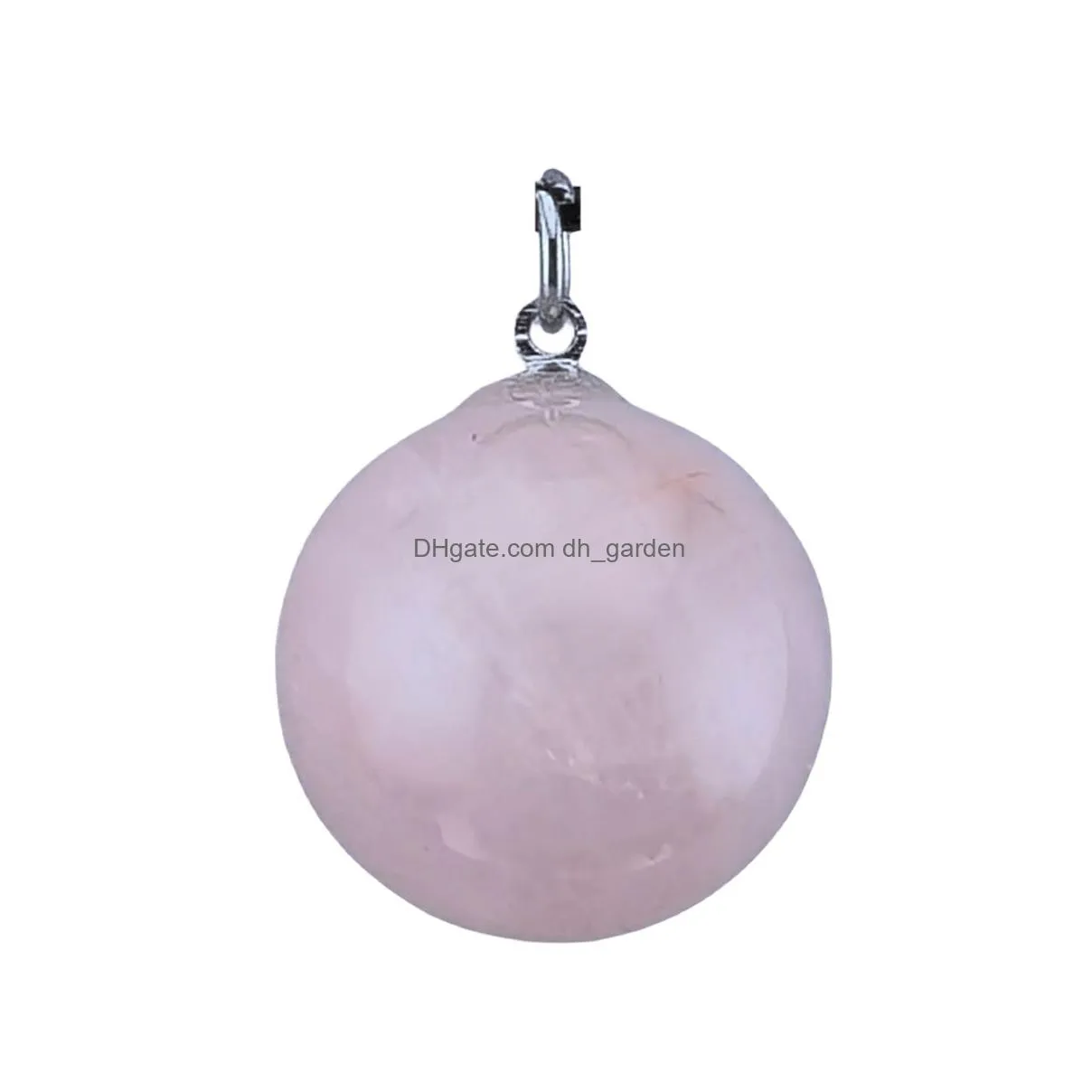 spherical crystal pendants vintage jewelry making pendants and charmsdiy gemstone materials holiday gifts for friends