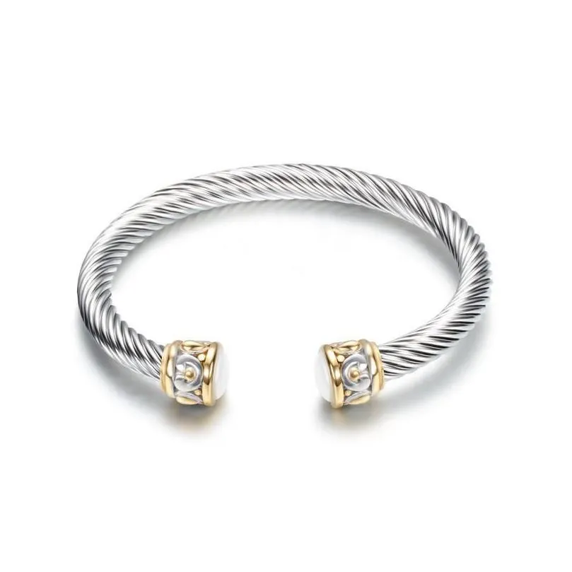 Bangle Ladies Multiple Twisting Wholesale Fashion Jewelry 316L Stainless Steel Bracelets Bangles For WomenBangleBangle