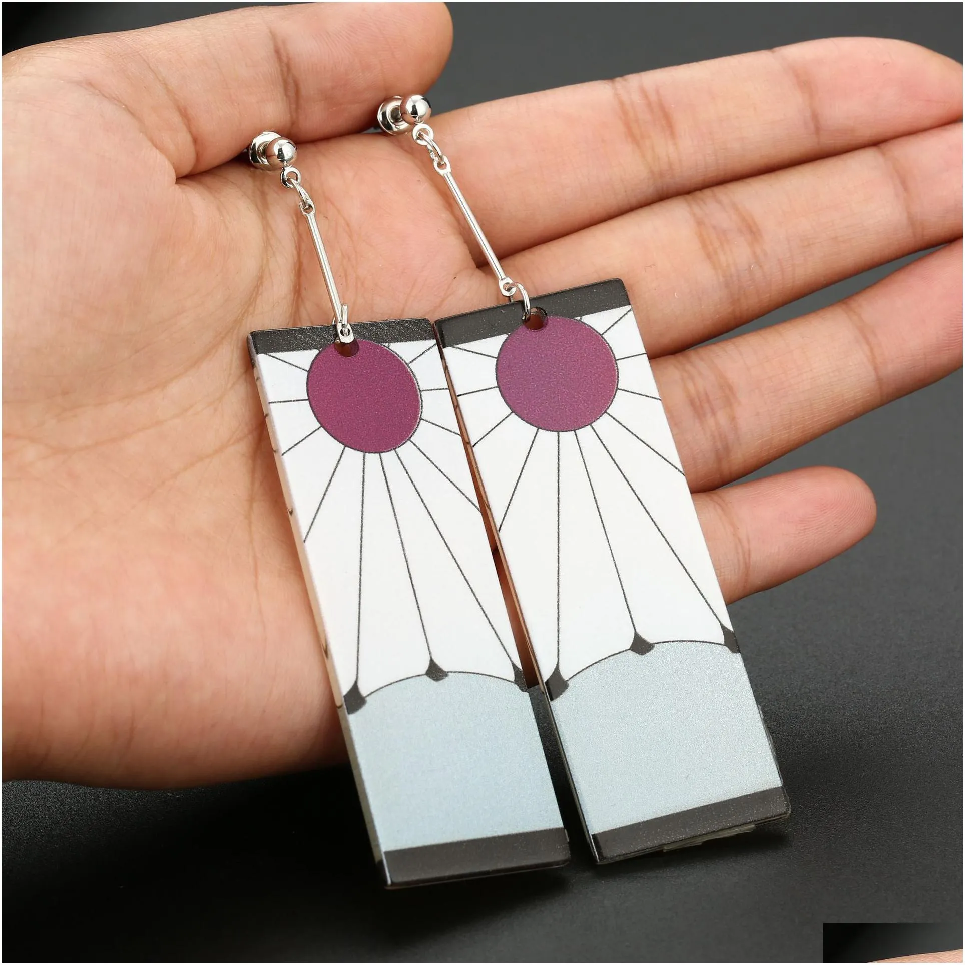 Dangle & Chandelier Famous Dangle Earrings Cosplay Clip Earring For Women Men Jewelry Gift Jewelry Earrings Dhtsz