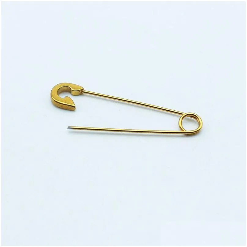 Pins, Brooches Stainless Steel Pins Brooch Gold Diy Brooches Badge Safety Pin Craft Findings Sewing Jewelry Making Supplies Jewelry Dhmy0