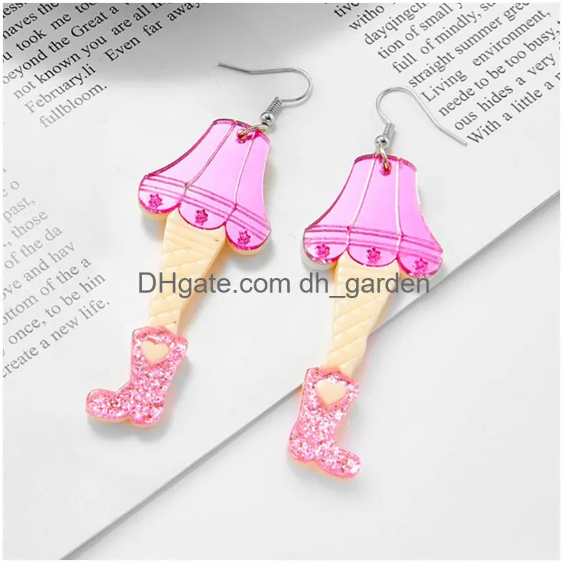 yaologe big acrylic drop earrings for women new trendy girl colorful exaggerated ear jewelry party gift pendientes mujer dangle earrings