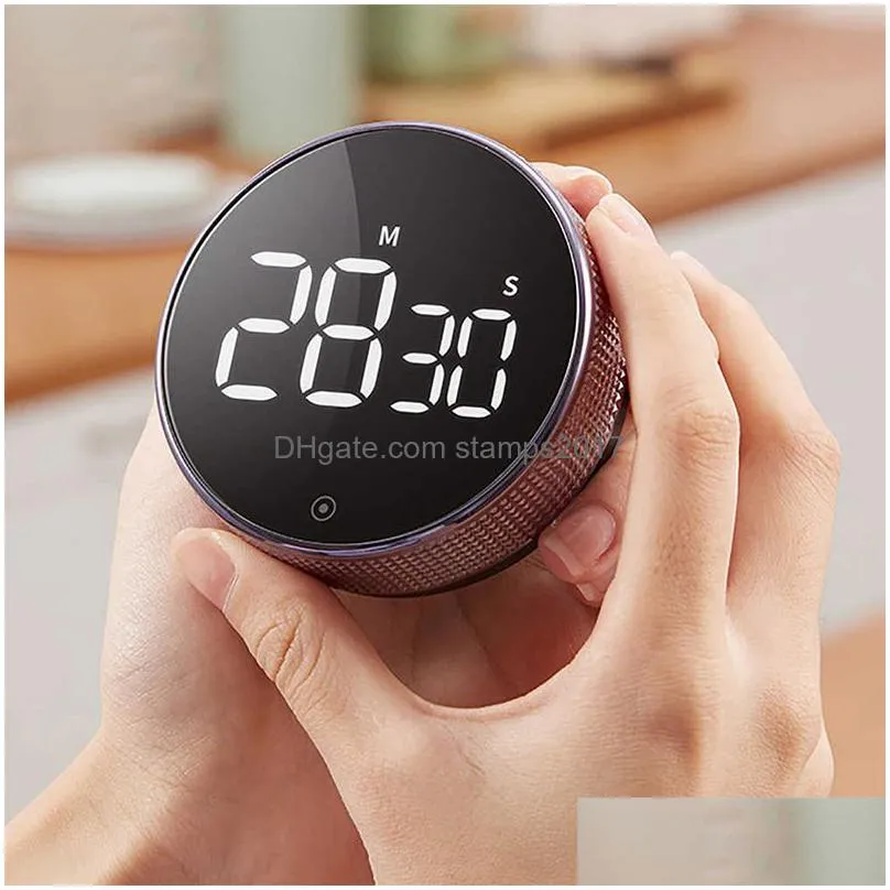 digital timer kitchen timer manual countdown electronic alarm clock magnetic led mechanical cooking timer shower study stopwatch