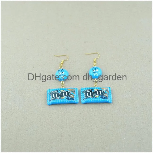 creative mm candy drop earrings custom made handmade woman girl jewelry wholesale dangle earrings