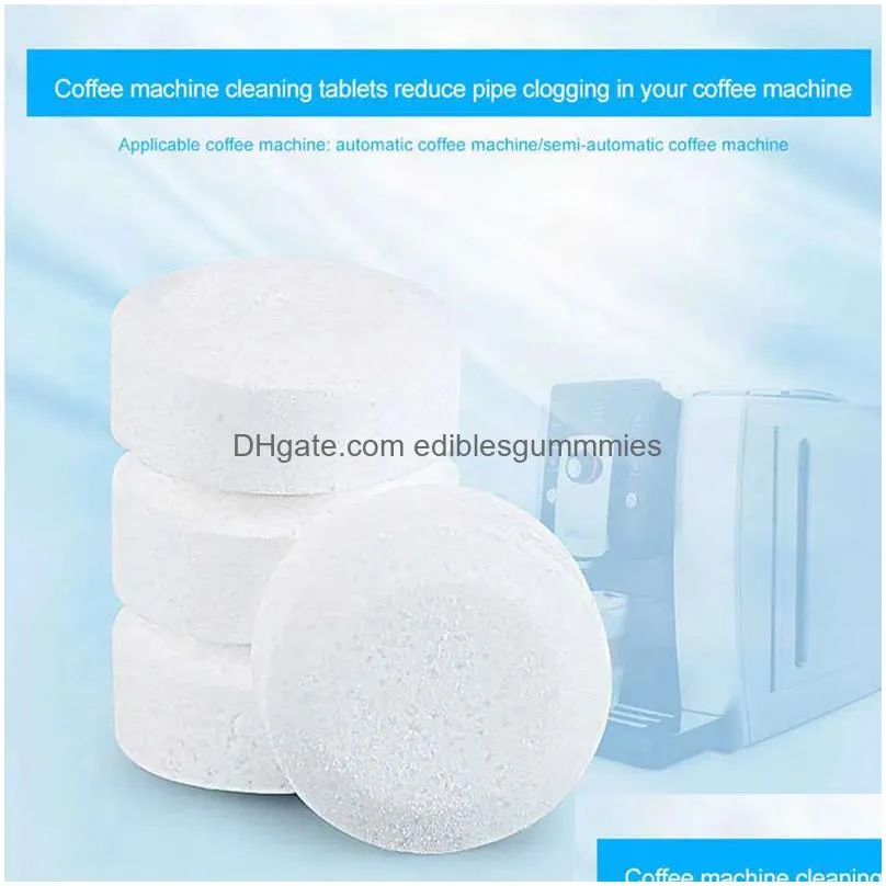  espresso coffee machine cleaning tablet effervescent tablet descaling agent kitchen accessories household cleaning product