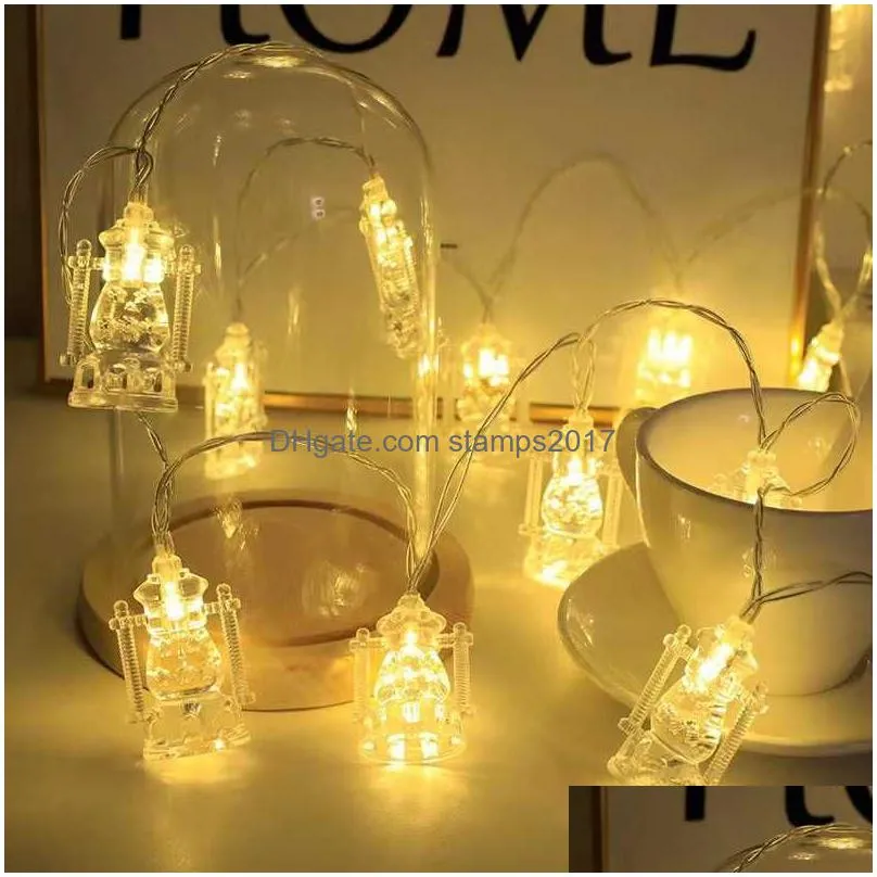  eid mubarak led lights moon star hanging pendant ramadan decor 2023 fairy lights islamic muslim party supplies eid home decor