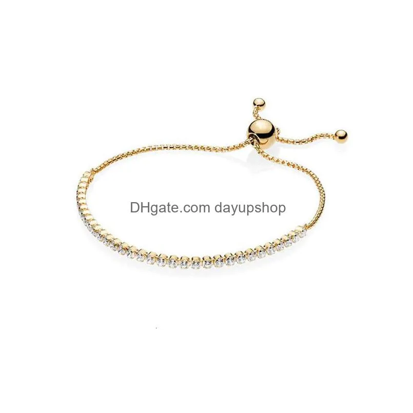 charm bracelets high quality s925 sterling silver rose gold adjustable charm bracelet fit original exquisite beads lady diy gift