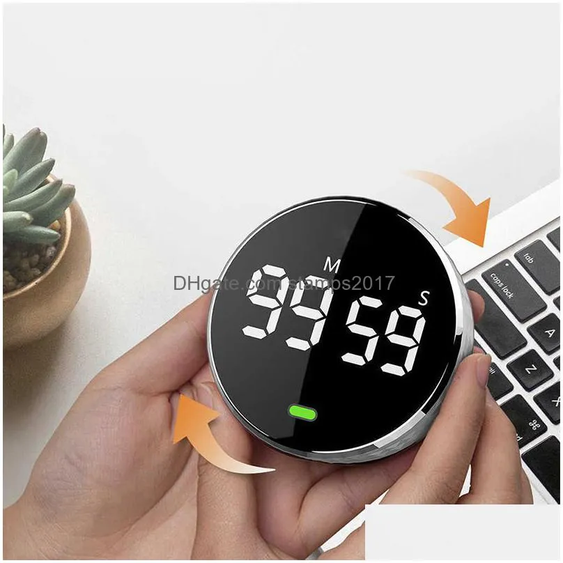  digital timer kitchen timer manual countdown electronic alarm clock magnetic led mechanical cooking timer shower study stopwatch