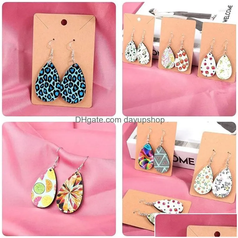 dangle earrings 250 pcs sublimation earring blanks printing unfinished teardrop heat transfer pendant