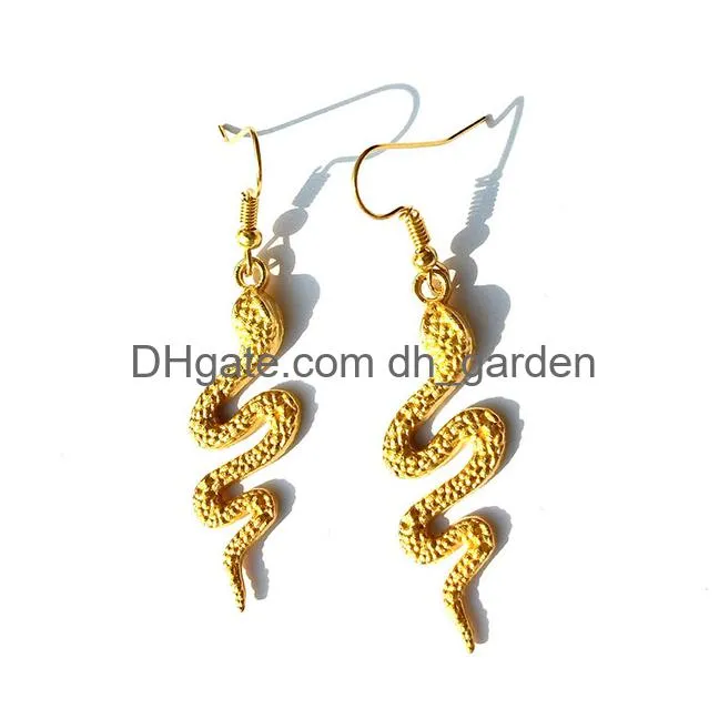 earrings for women fashion punk drop earrings simple cool cute jewelry custom handmade girls snake cross animal