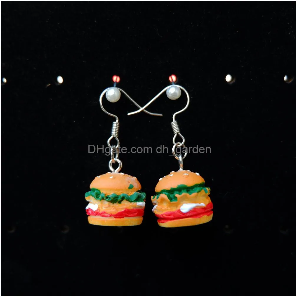 cute food earrings drop earring candy costume trendy style woman girl jewelry drop shipping dangle earrings