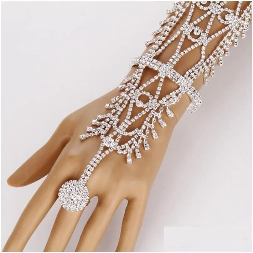 charm bracelets women tassels arm cuff armlet bracelet and ring wedding bride leaves fringe jewelry hand chain bangle belly dance