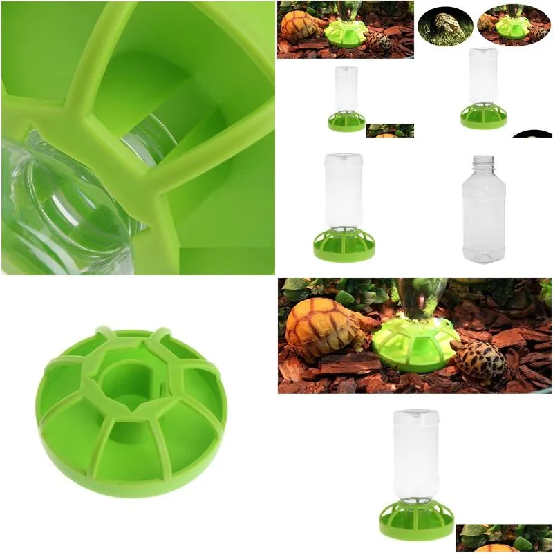 other bird supplies reptile water drinker dispenser food bowl lizard feeder round dish drink bottle