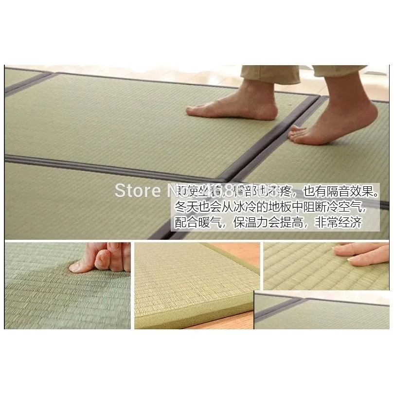 japanese style natural straw cori mattress unfoldable tatami mattress thickness 3cm floor environmental protection