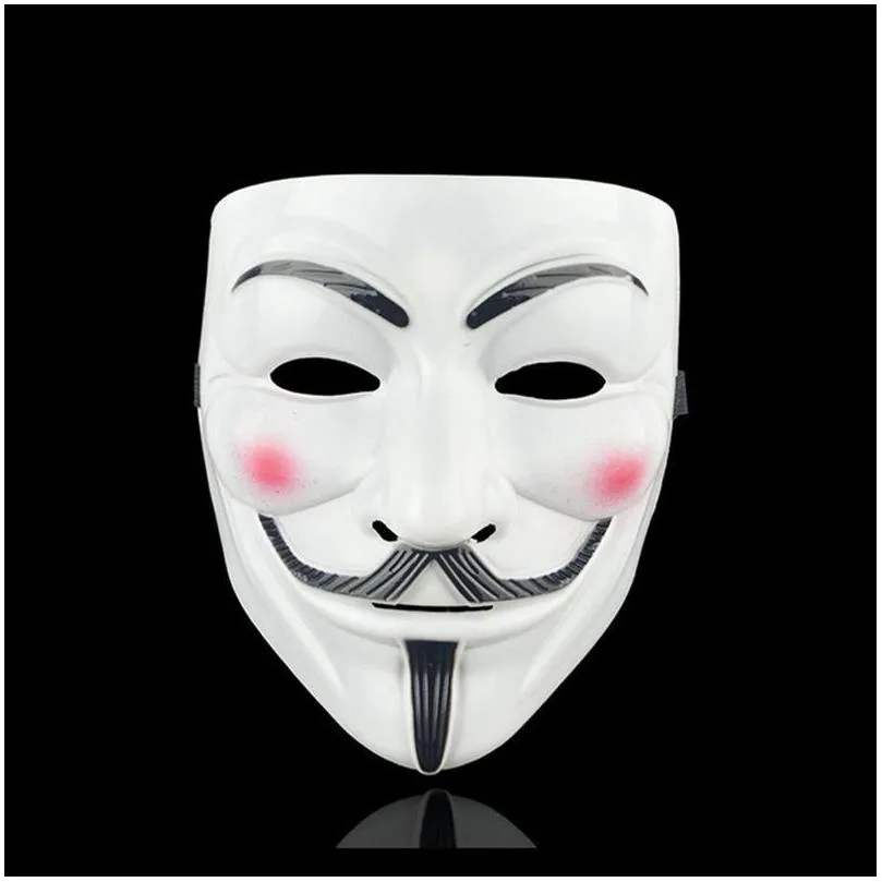 party decoration halloween masks cosplay v for vendetta hacker mask anonymous guy fawkes christmas adult kid festive masquerade film